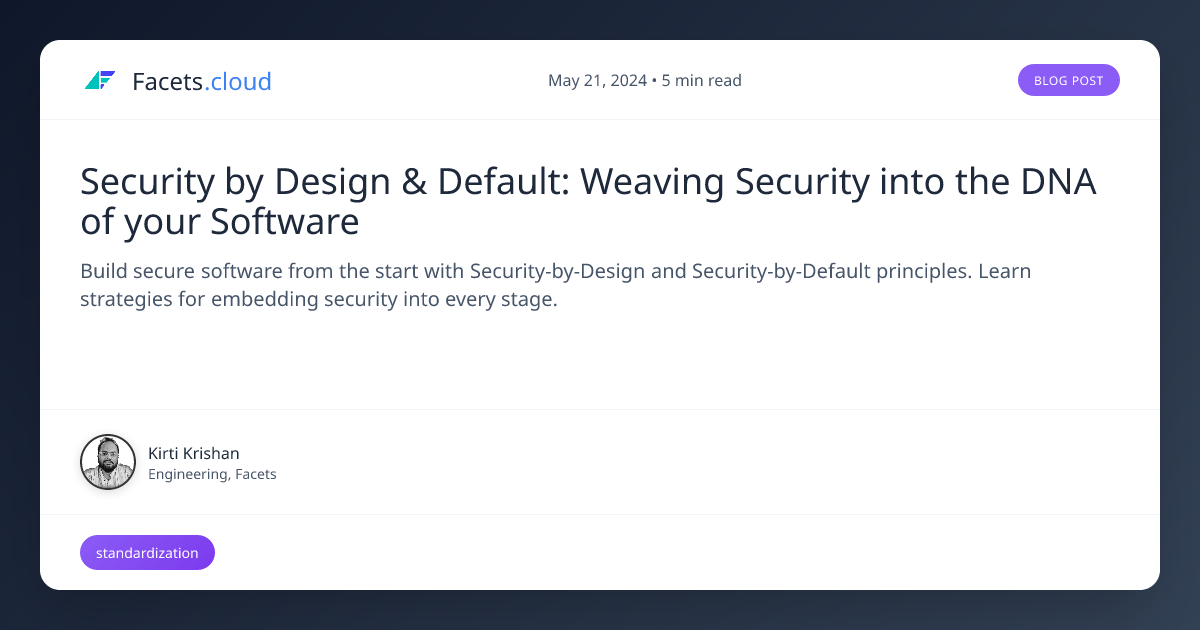 Embedding Security by Design and Default into SDLC Practices